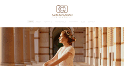 Desktop Screenshot of caitlincannonphotography.com